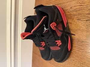 Air Jordan 4 Retro Red Thunder -Youth Size 6
